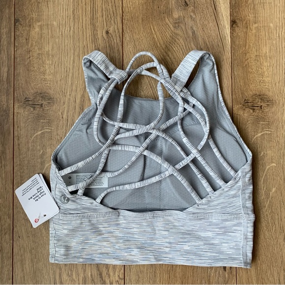 NWT Lululemon Free To Be High Neckline Long Line Bra - Picture 2 of 5